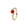 Anillo Pandora Rosa Roja de La Bella y la Bestia - Bijuvera