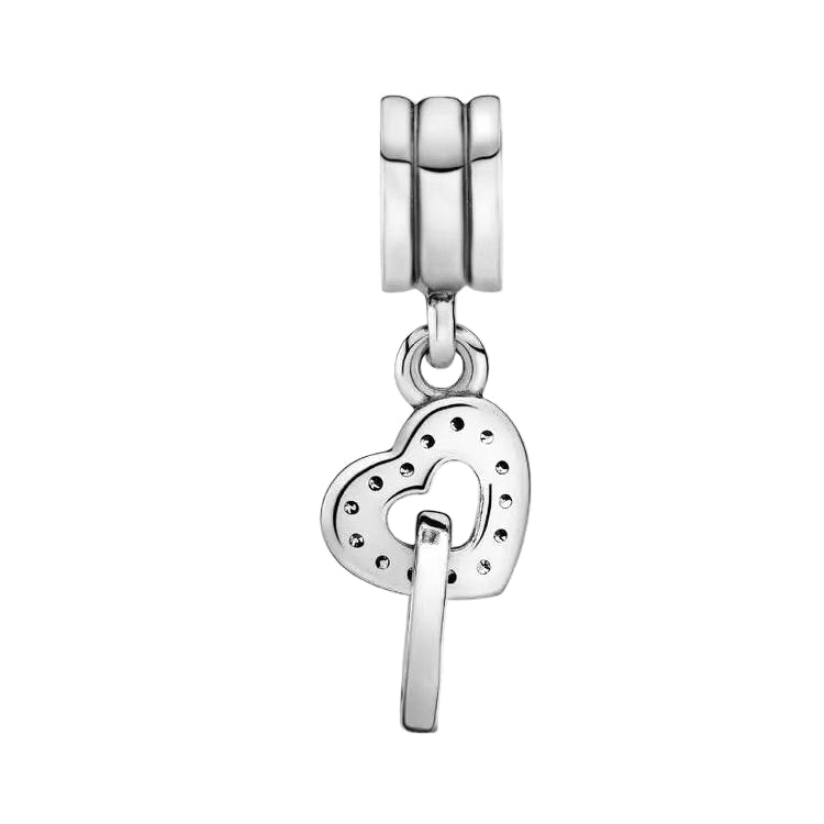 Pandora Intertwined Hearts Dangle Charm - Bijuvera