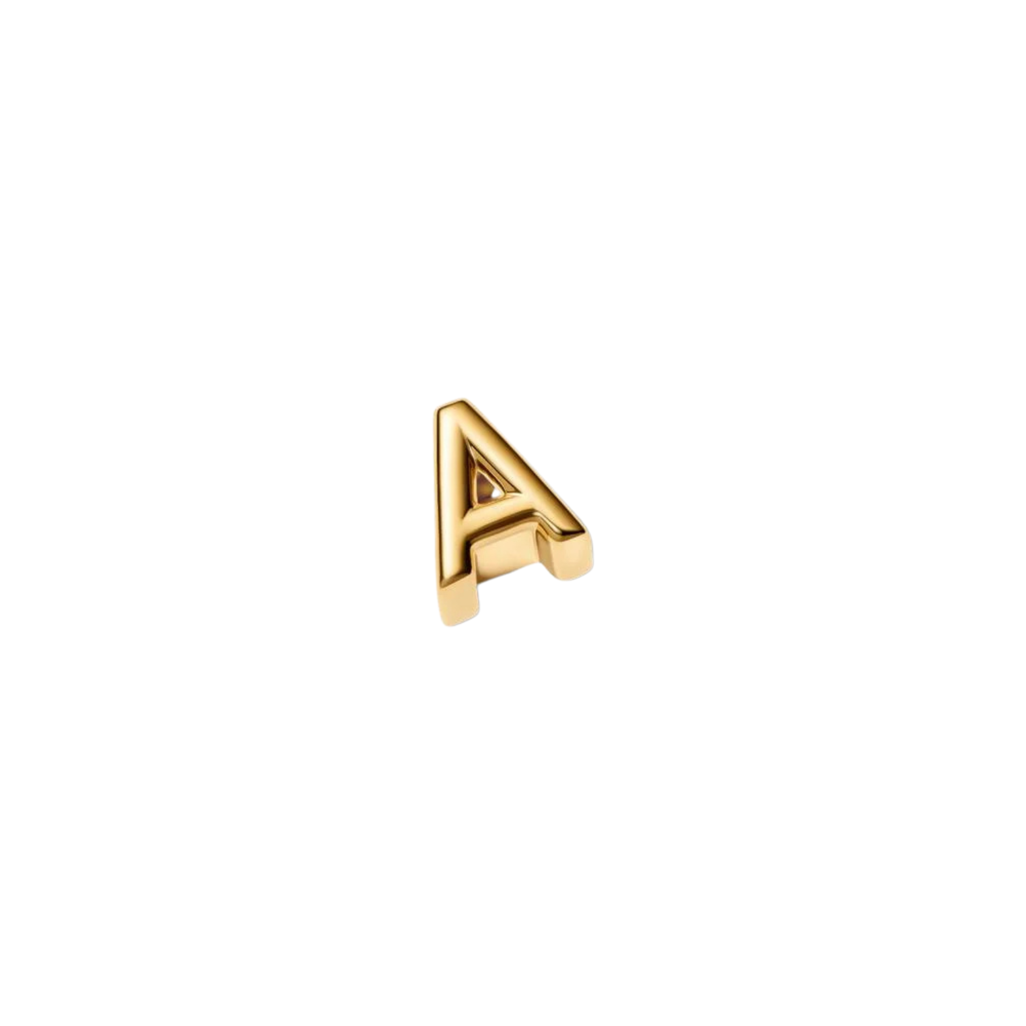 Charm Pandora Alfabeto Letra A - Bijuvera