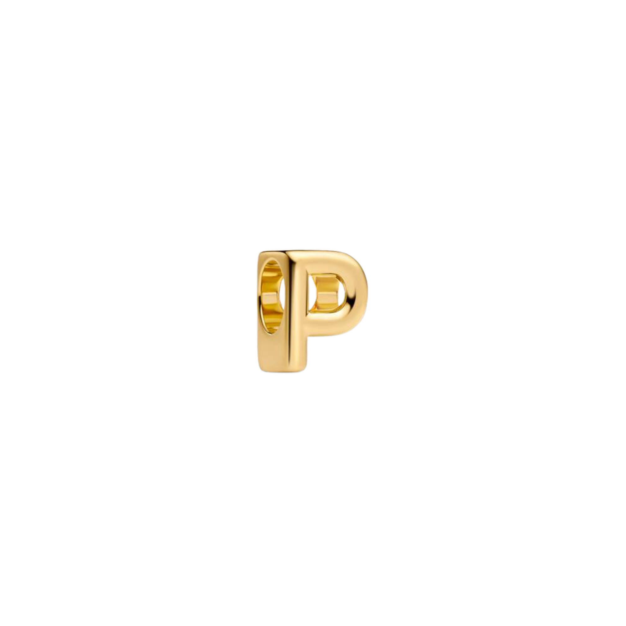 Charm Pandora Alfabeto Letra P - Bijuvera