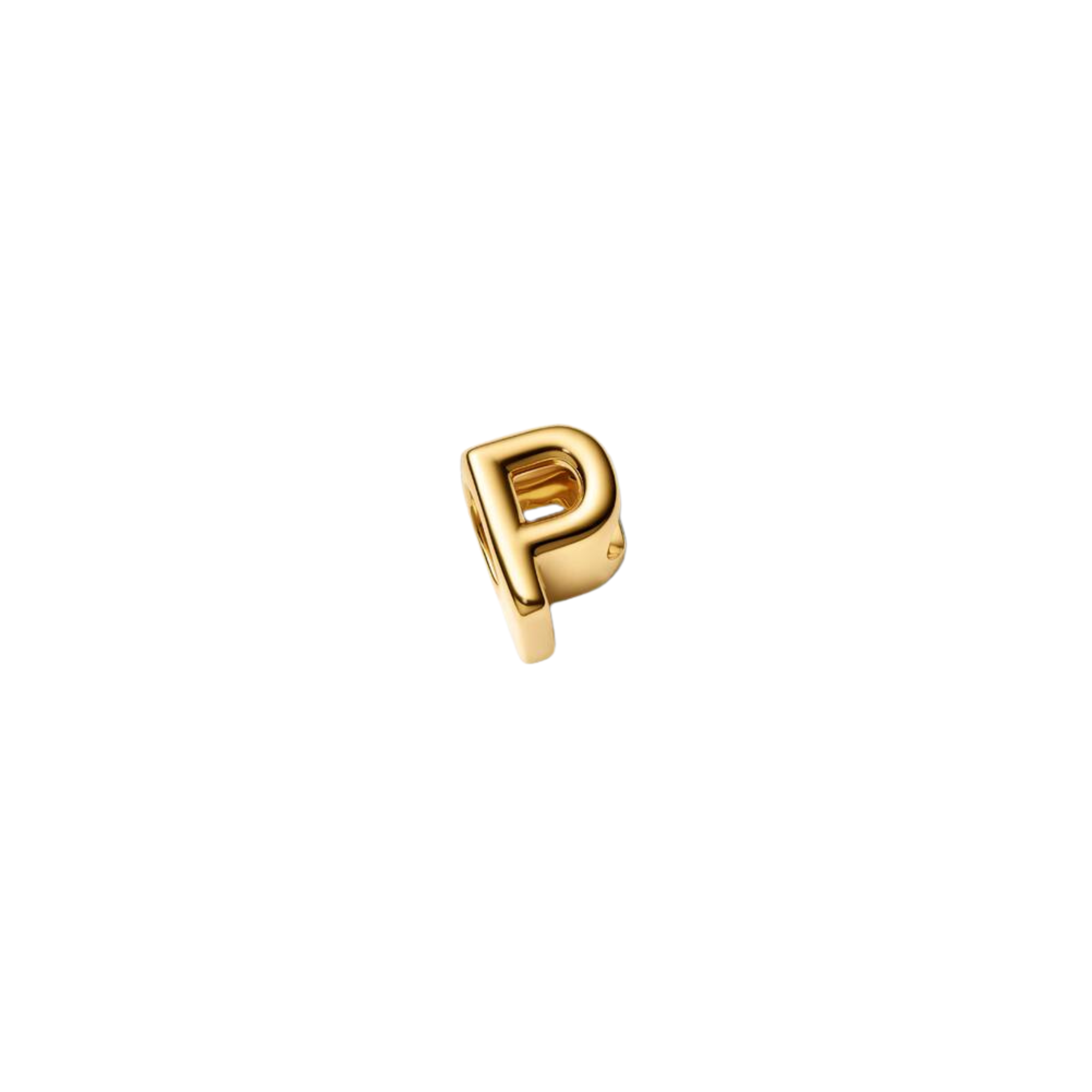 Charm Pandora Alfabeto Letra P - Bijuvera