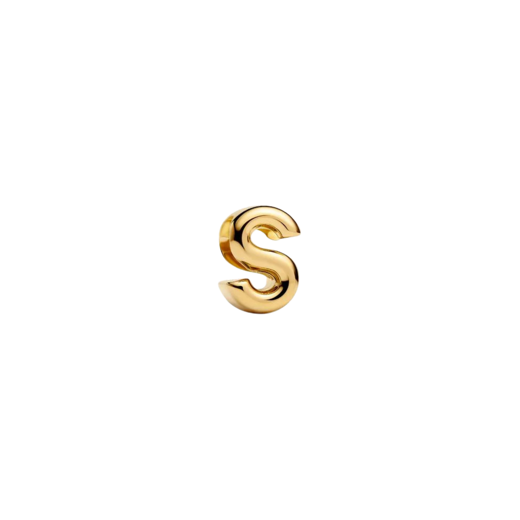 Charm Pandora Alfabeto Letra S - Bijuvera