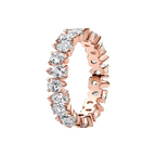 Pandora Ring Glanzband Alterna Kleur Roségoud - Bijuvera