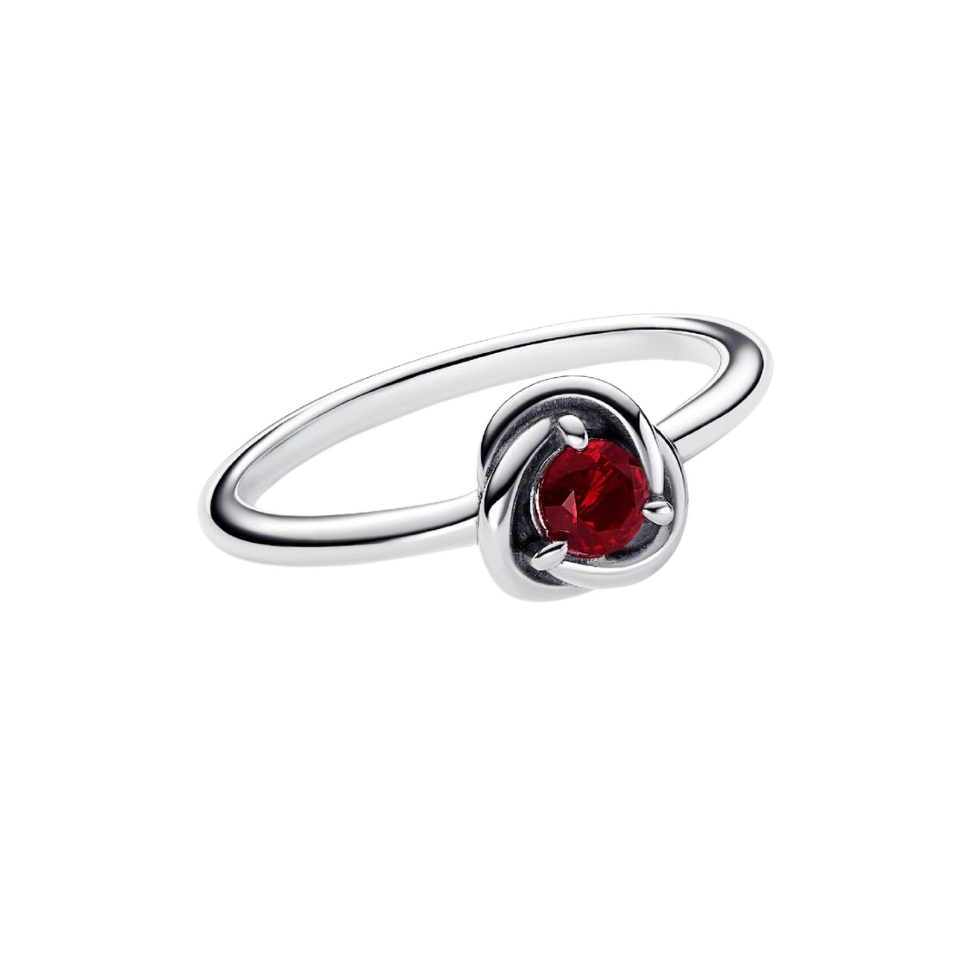 Anillo Pandora Círculo Eternity Rojo - Bijuvera