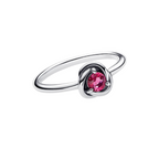 Anillo Pandora Círculo Eternity Rosa - Bijuvera