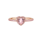 Anillo Pandora Corazón Brillante - Bijuvera