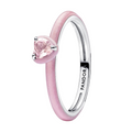 Anillo Pandora Corazón Chakra Rosa  - Bijuvera