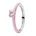 Anillo Pandora Corazón Chakra Rosa  - Bijuvera