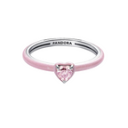 Anillo Pandora Corazón Chakra Rosa  - Bijuvera