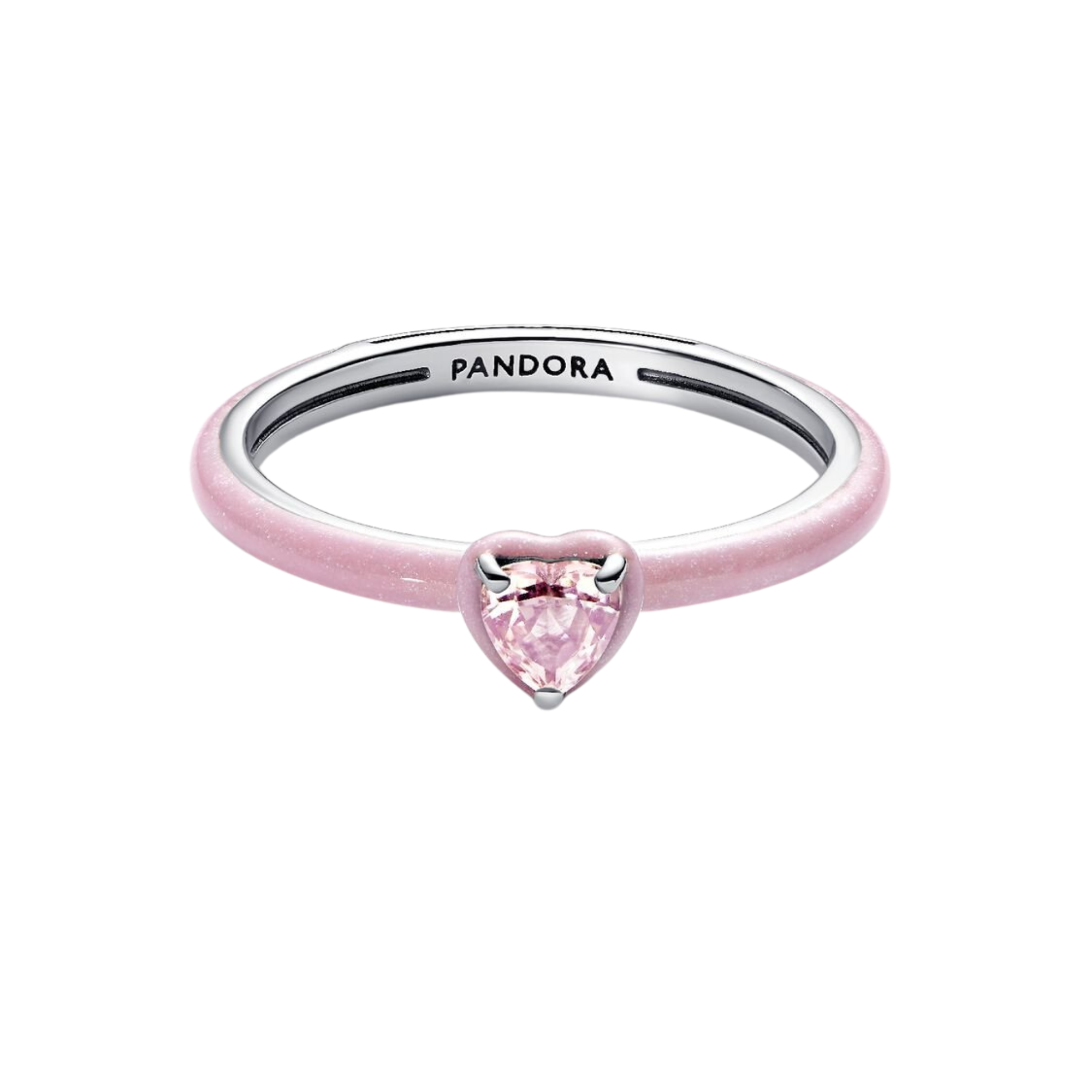 Anillo Pandora Corazón Chakra Rosa  - Bijuvera