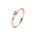 Bague Pandora Cœur Rayonnant Couleur Or Rose - Bijuvera