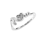 Anillo Pandora Corazón de Madre en Pavé - Bijuvera