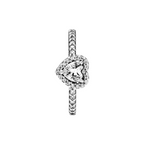 Anillo Pandora Corazón en Relieve - Bijuvera