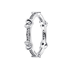 Anillo Pandora Corazones Radiantes Brillantes - Bijuvera