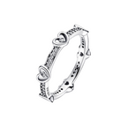 Anillo Pandora Corazones Radiantes Brillantes - Bijuvera
