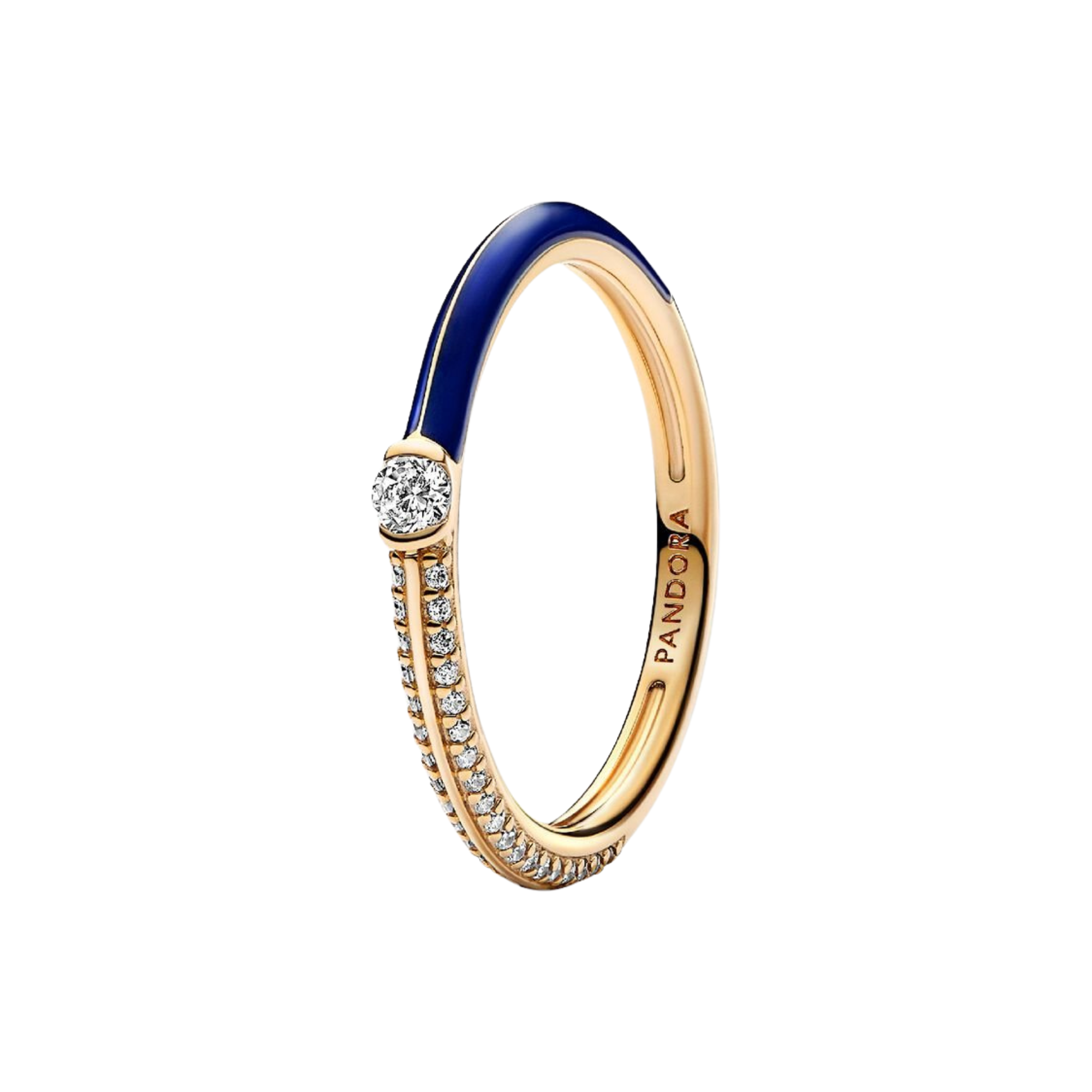 Anillo Pandora Dual Azul y Pavé de Pandora ME - Bijuvera