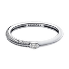 Anillo Pandora Dual Blanco y Pavé de Pandora ME - Bijuvera