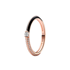 Anillo Pandora Dual Negro y Pavé de Pandora ME - Bijuvera