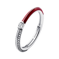 Anillo Pandora Dual Rojo y Pavé de Pandora ME - Bijuvera