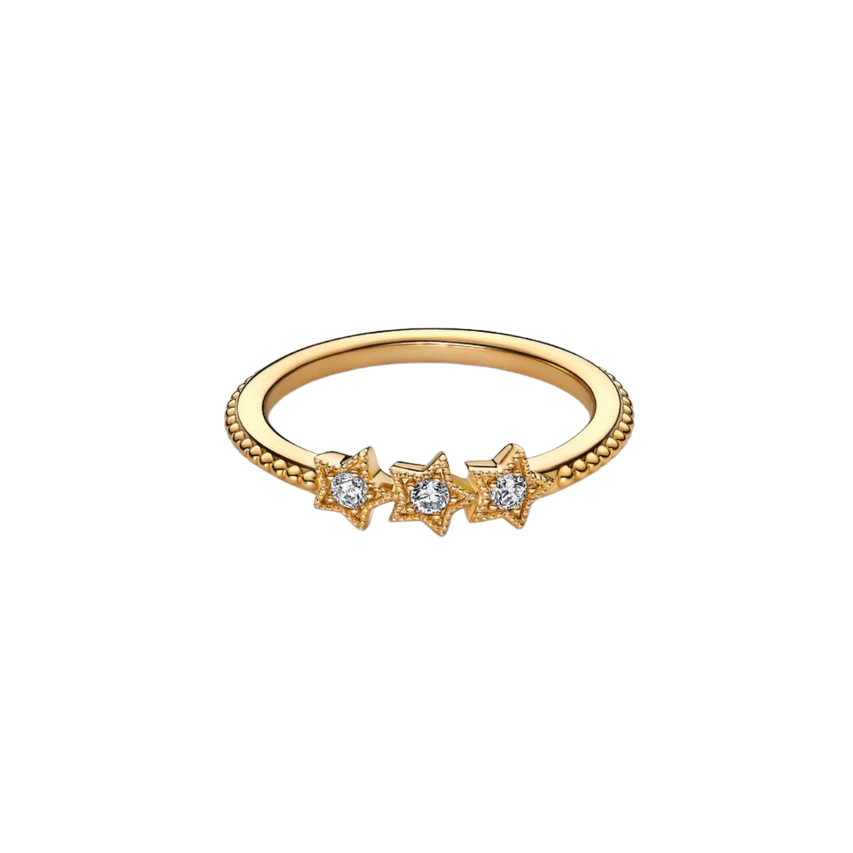 Anillo Pandora Estrella celestial en Color Oro - Bijuvera
