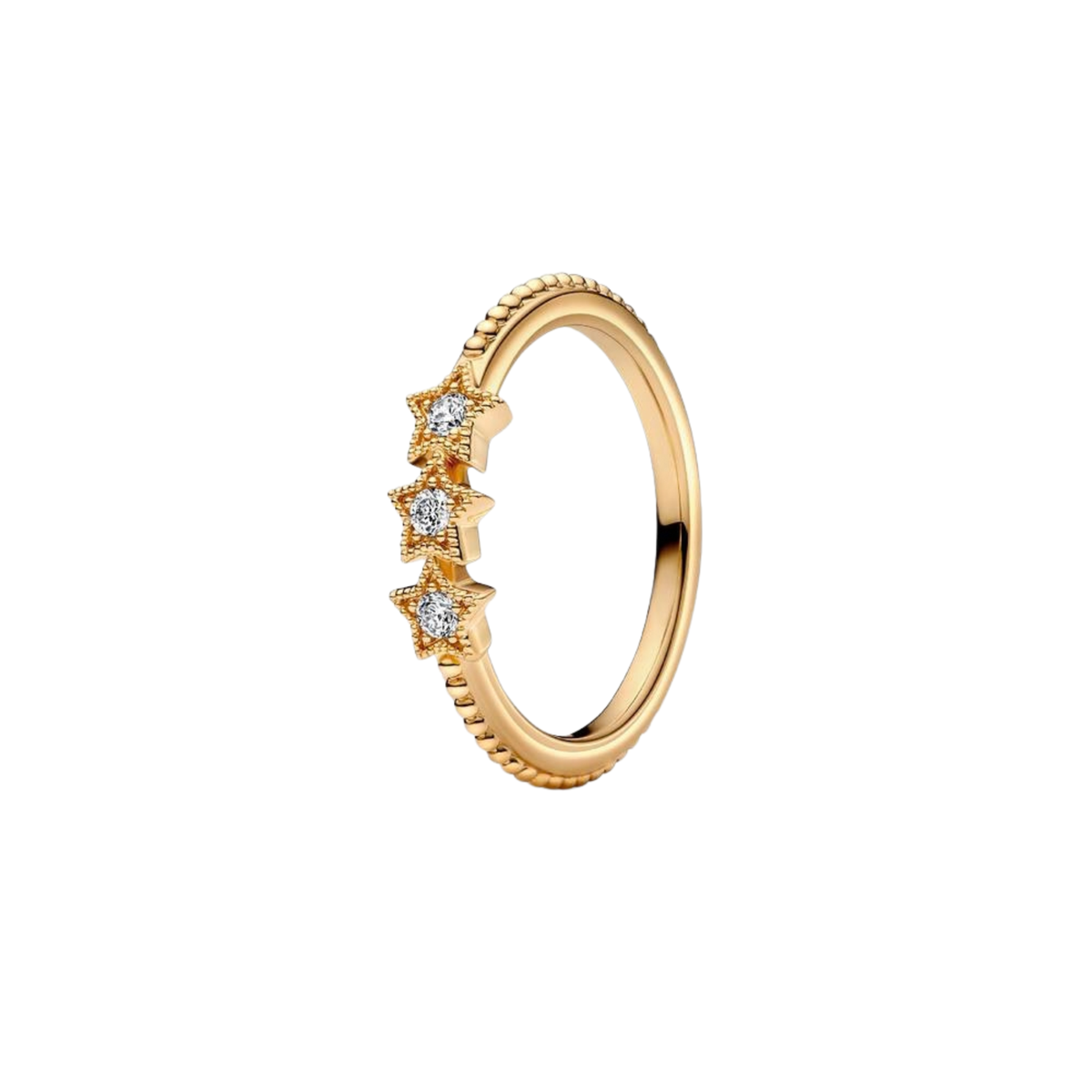 Anillo Pandora Estrella celestial en Color Oro - Bijuvera