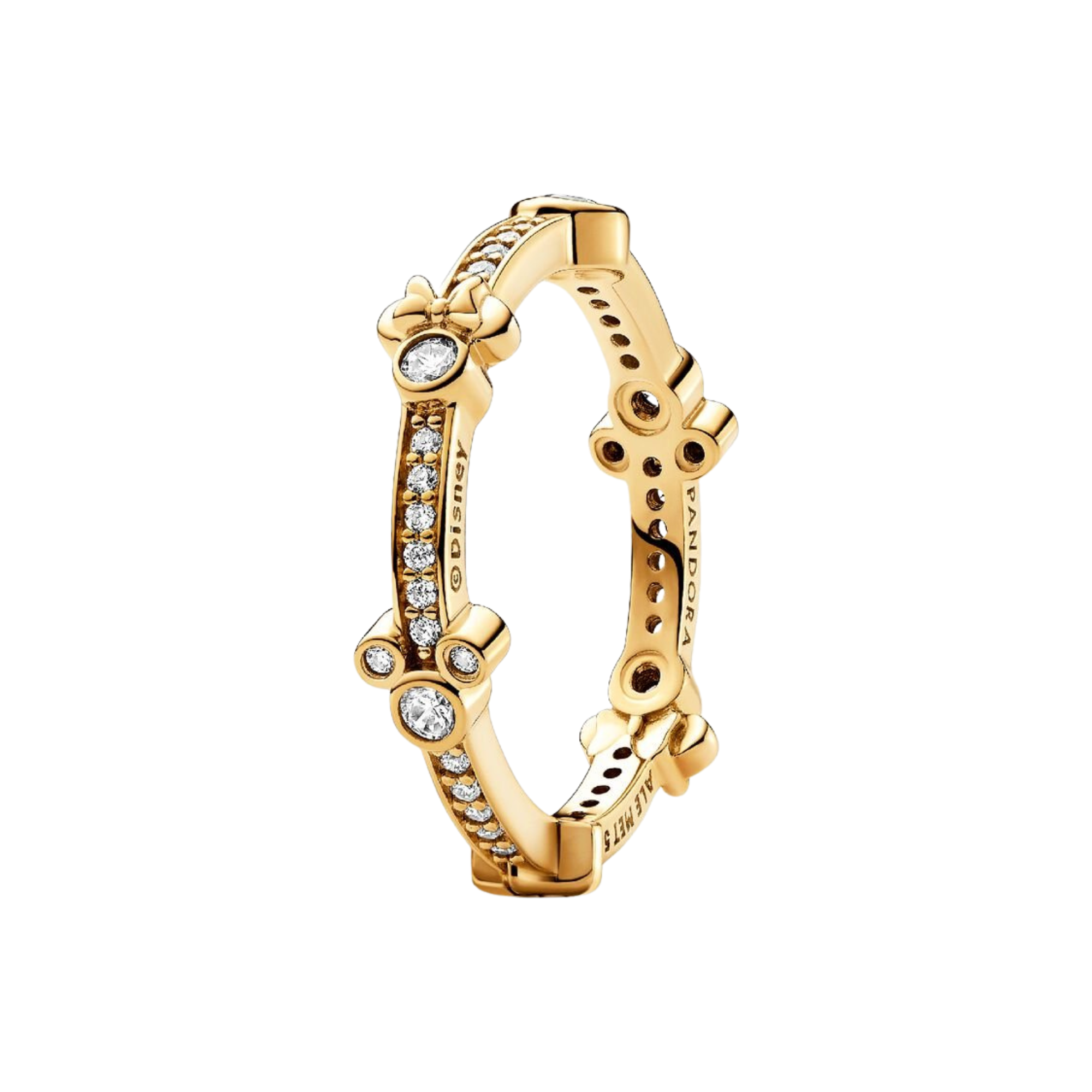 Anillo Pandora Eternidad Brillante Mickey Mouse & Minnie Mouse de Disney - Bijuvera