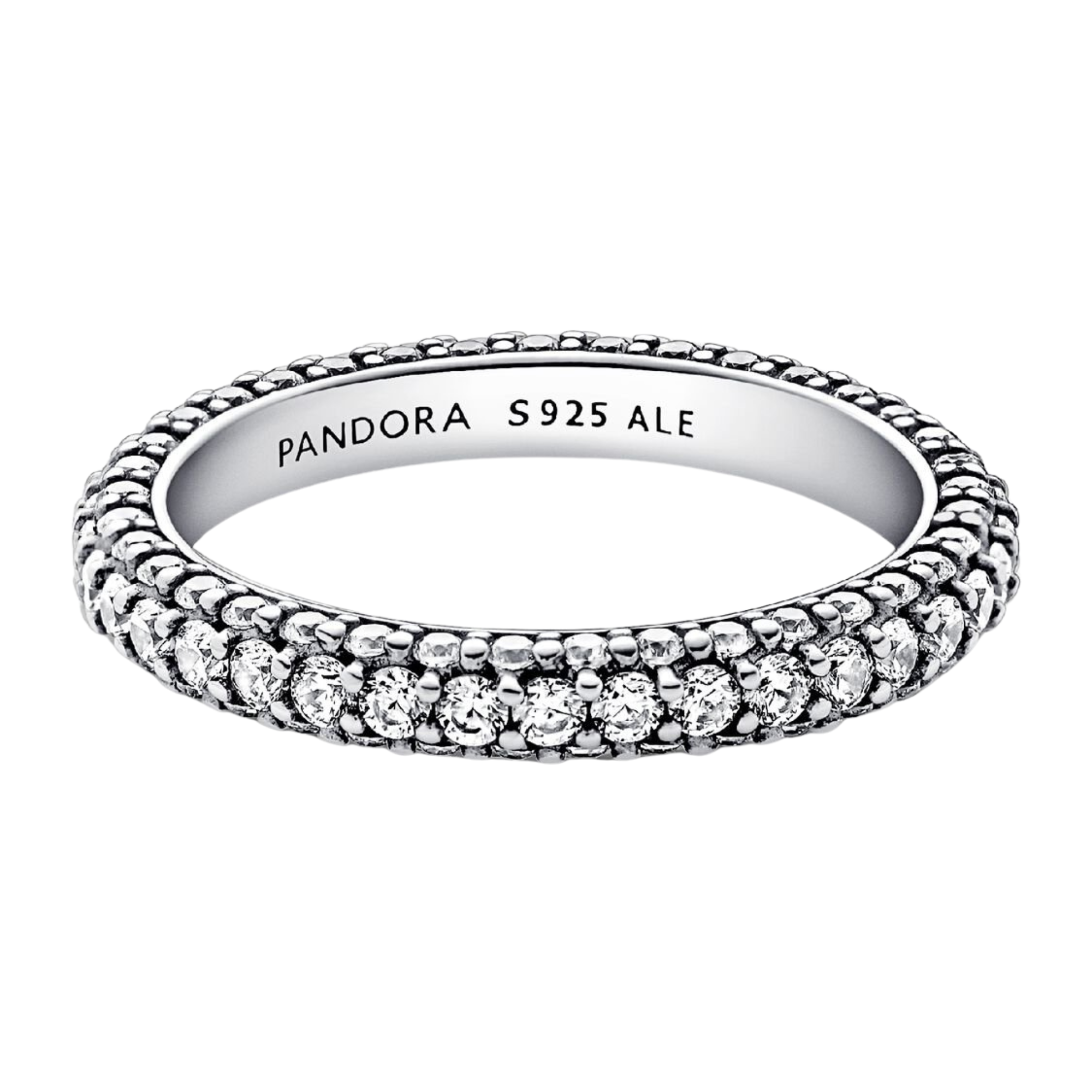 Anillo Pandora Fila en Pavé - Bijuvera