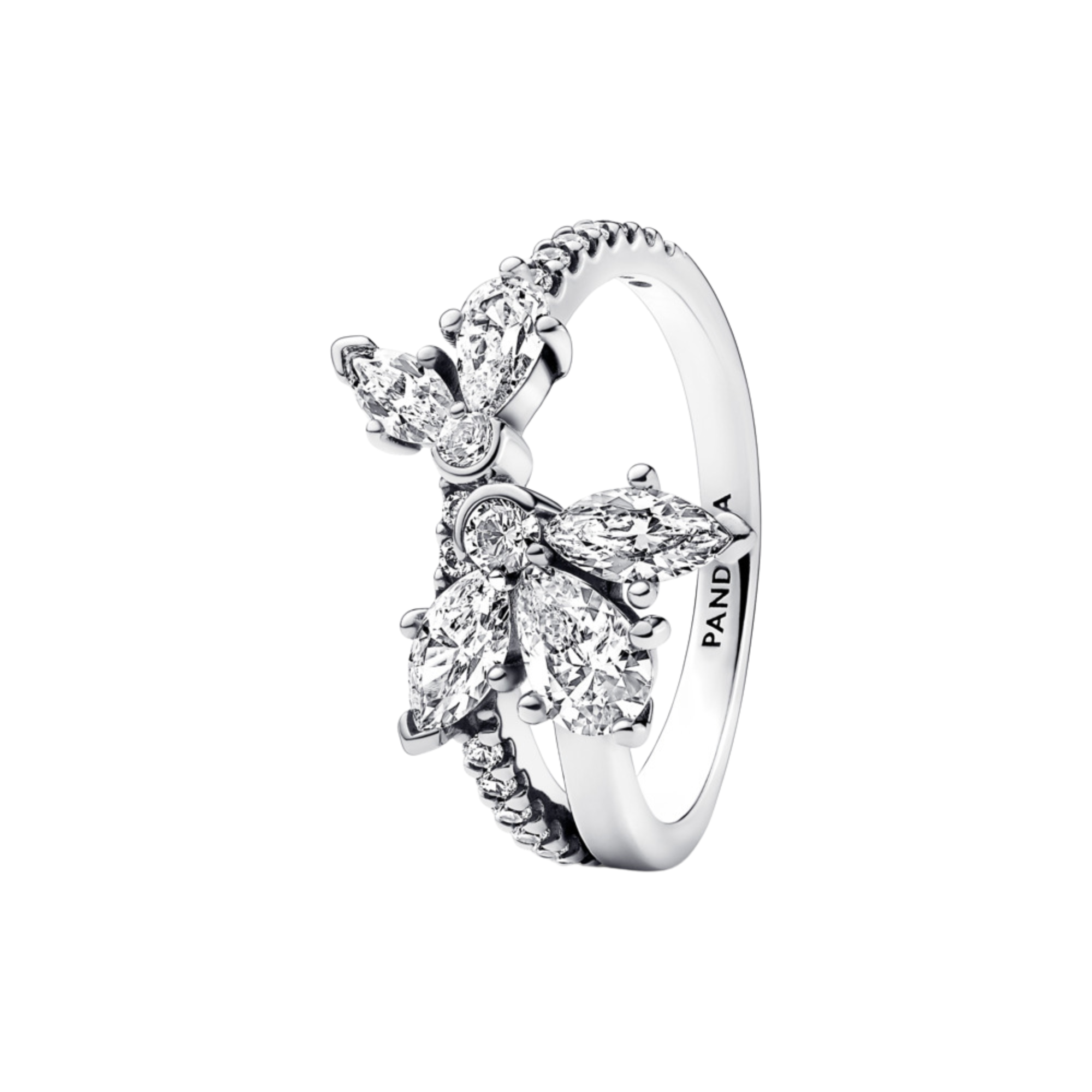 Anillo Pandora Herbario Brillante Asimétrico - Bijuvera