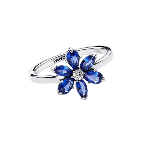 Anillo Pandora Herbario Brillante Azul - Bijuvera
