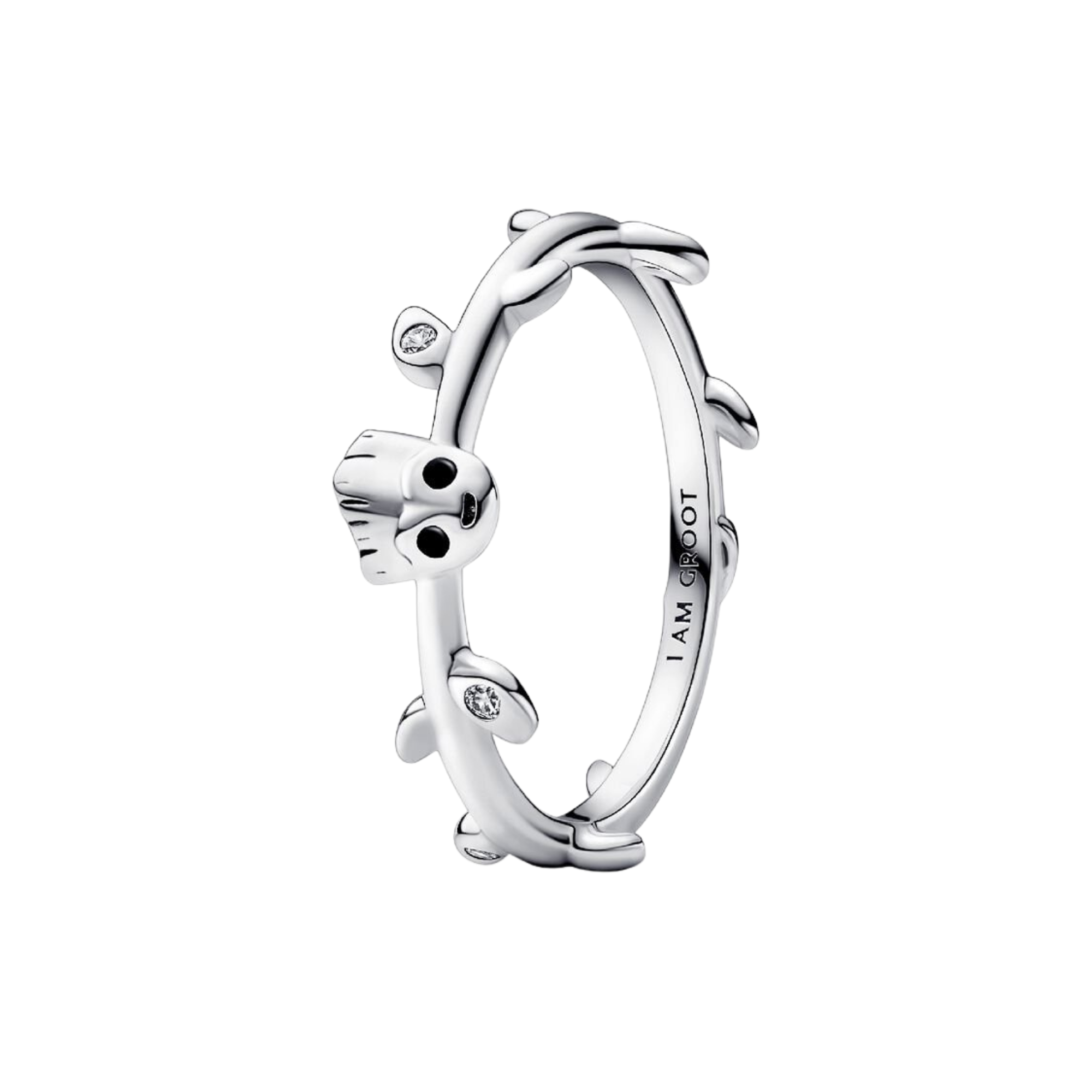 Anillo Pandora Hojas Baby Groot Guardianes de la Galaxia de Marvel - Bijuvera