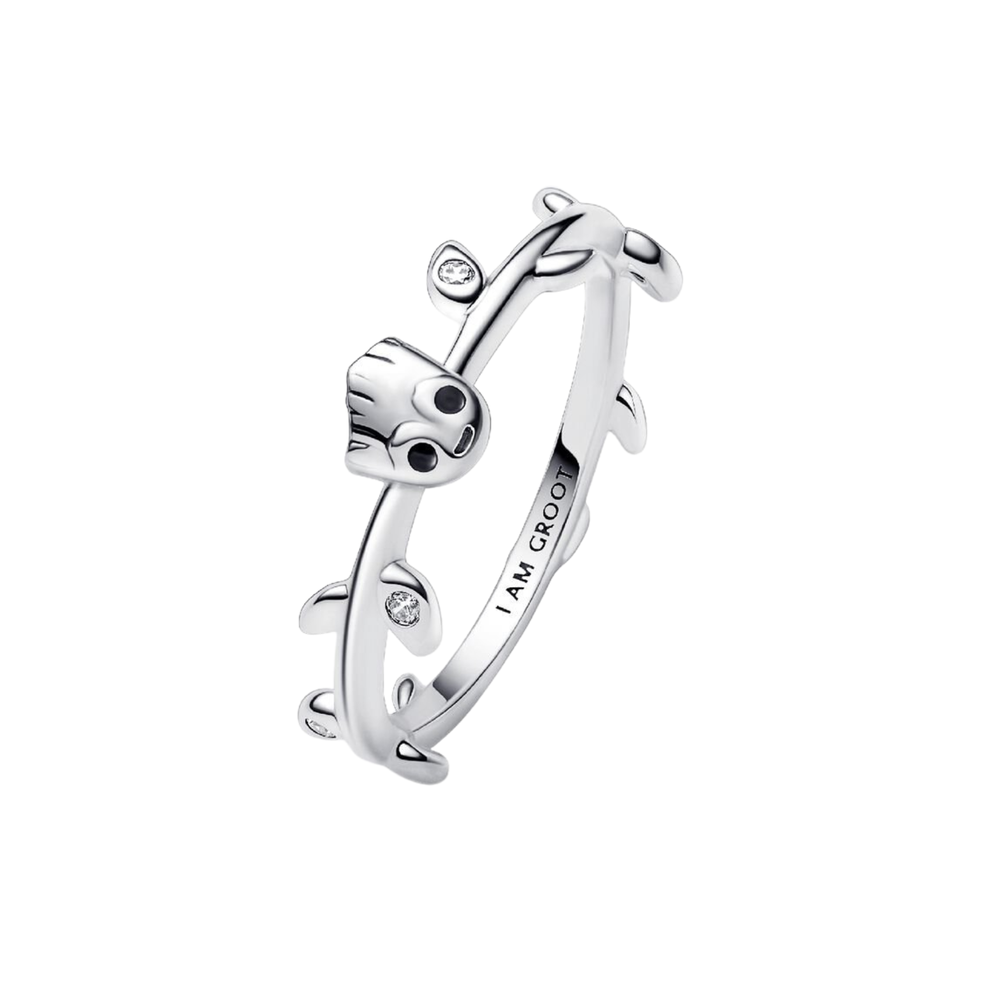 Anillo Pandora Hojas Baby Groot Guardianes de la Galaxia de Marvel - Bijuvera