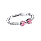 Pandora Ring Rosa Brillante Schleife – Bijuvera
