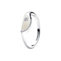 Pandora ME Ring Half Enamel Seal Silver Color - Bijuvera