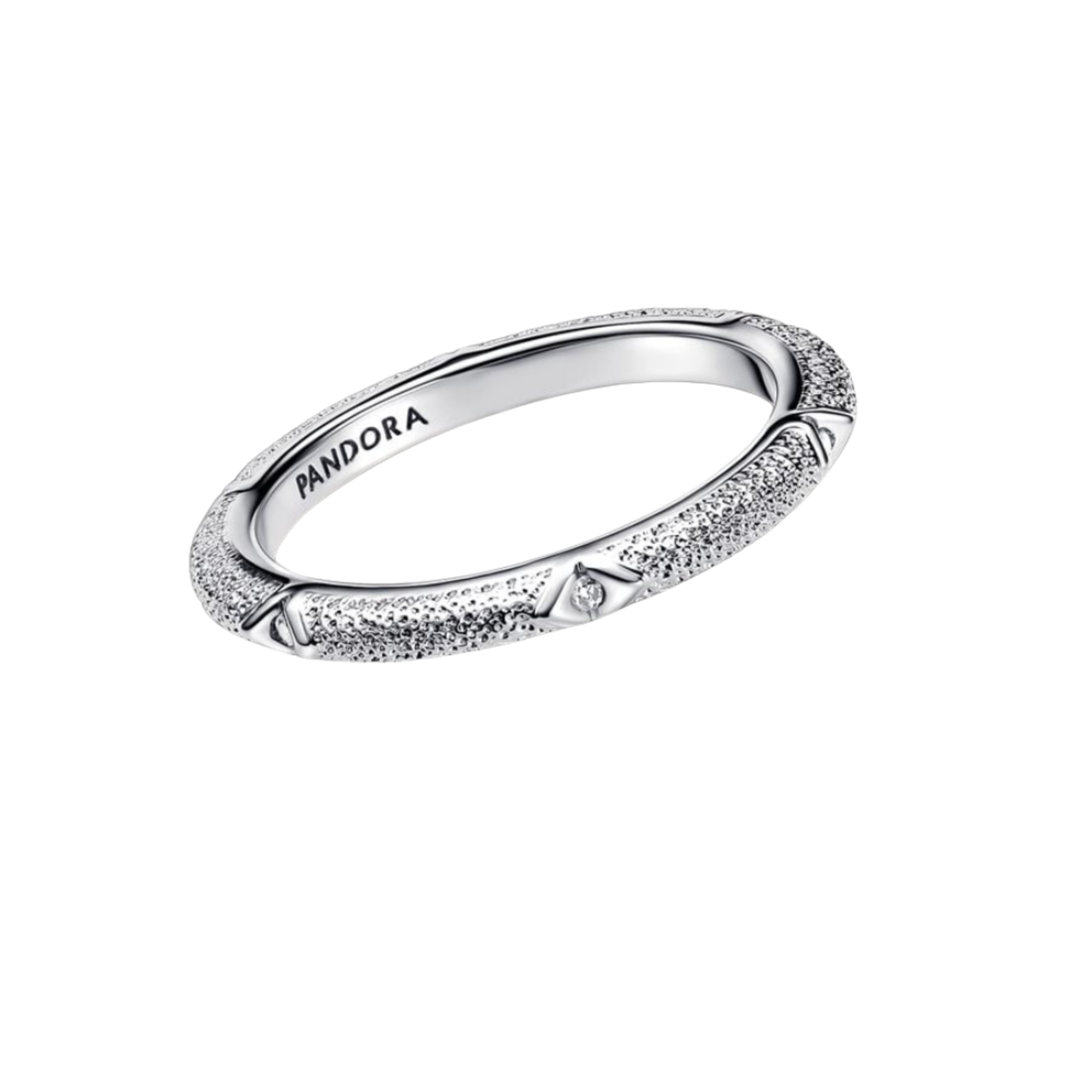 Anillo Pandora ME Textura y Gemas Color Plata - Bijuvera