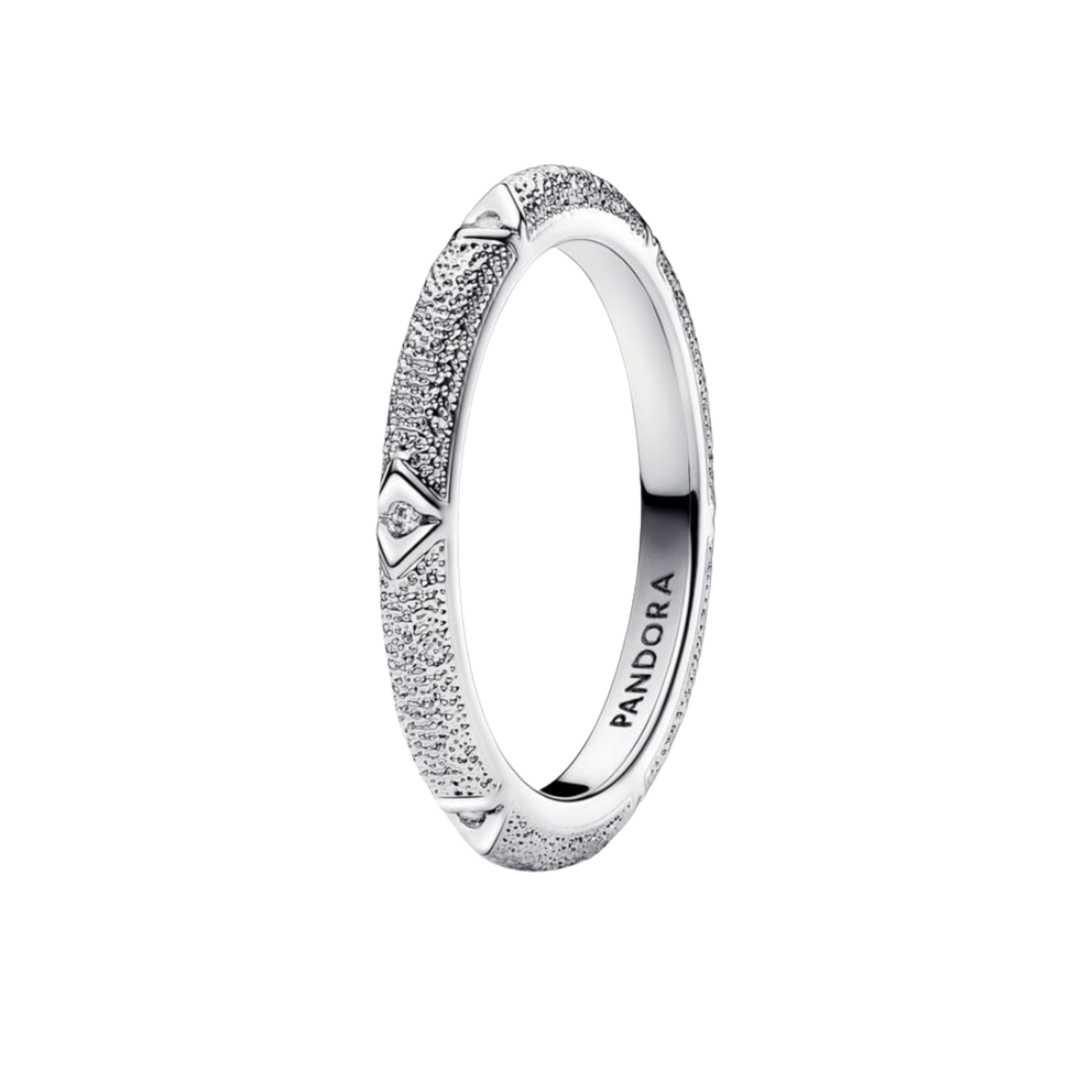 Anillo Pandora ME Textura y Gemas Color Plata - Bijuvera