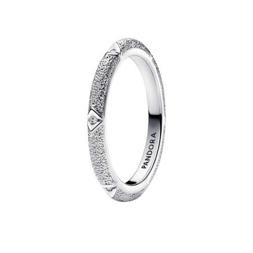 Anillo Pandora ME Textura y Gemas Color Plata - Bijuvera