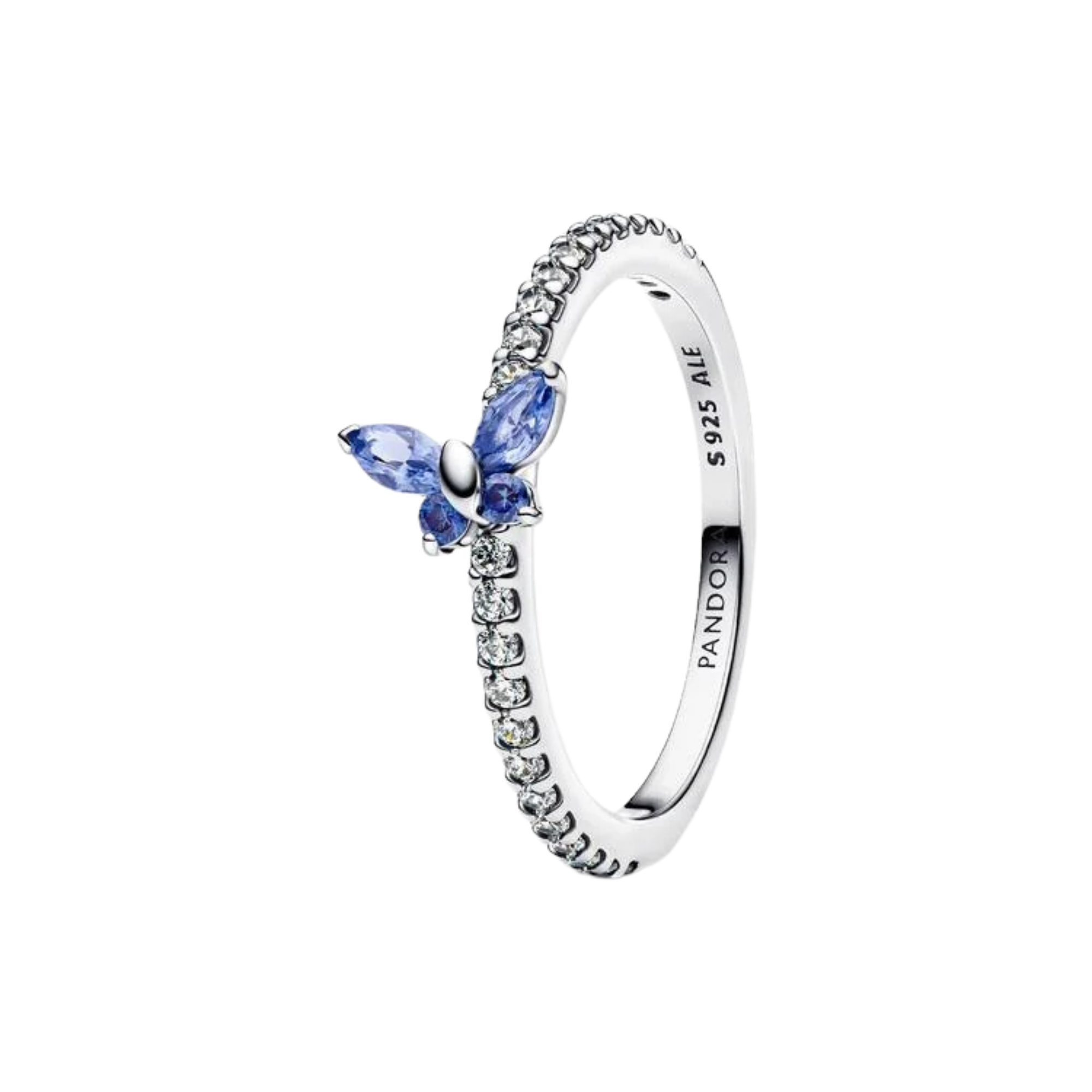 Anillo Pandora Mariposa Azul Brillante - Bijuvera