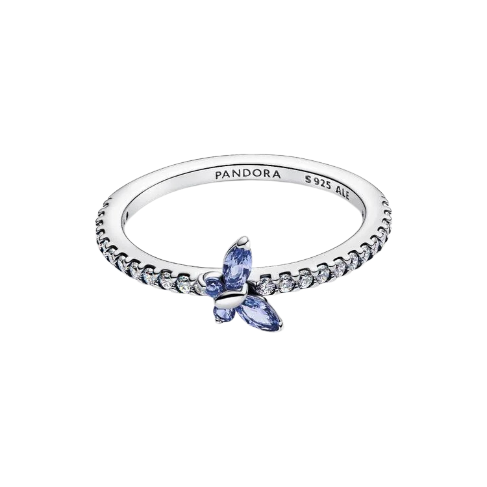 Anillo Pandora Mariposa Azul Brillante - Bijuvera