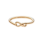 Pandora Ring Infinity Knot Gold Color - Bijuvera
