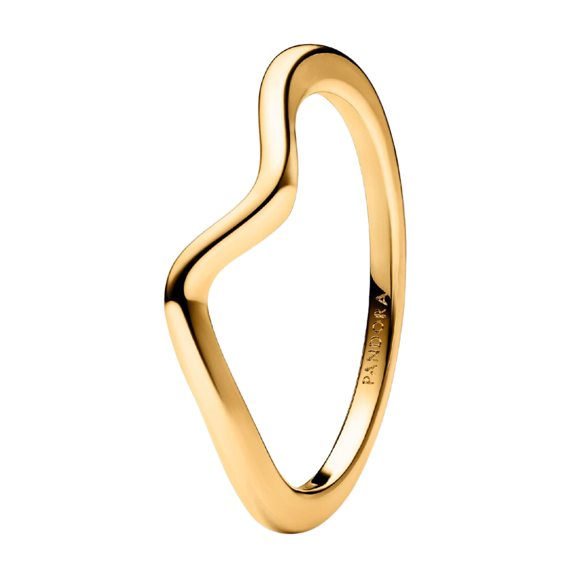 Anillo Pandora Ola Pulida Color Oro - Bijuvera