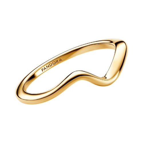 Anillo Pandora Ola Pulida Color Oro - Bijuvera