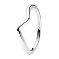 Pandora Ring Wave Polished Silver Color - Bijuvera