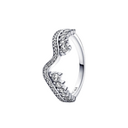 Anillo Pandora Ola asimétrica brillante - Bijuvera