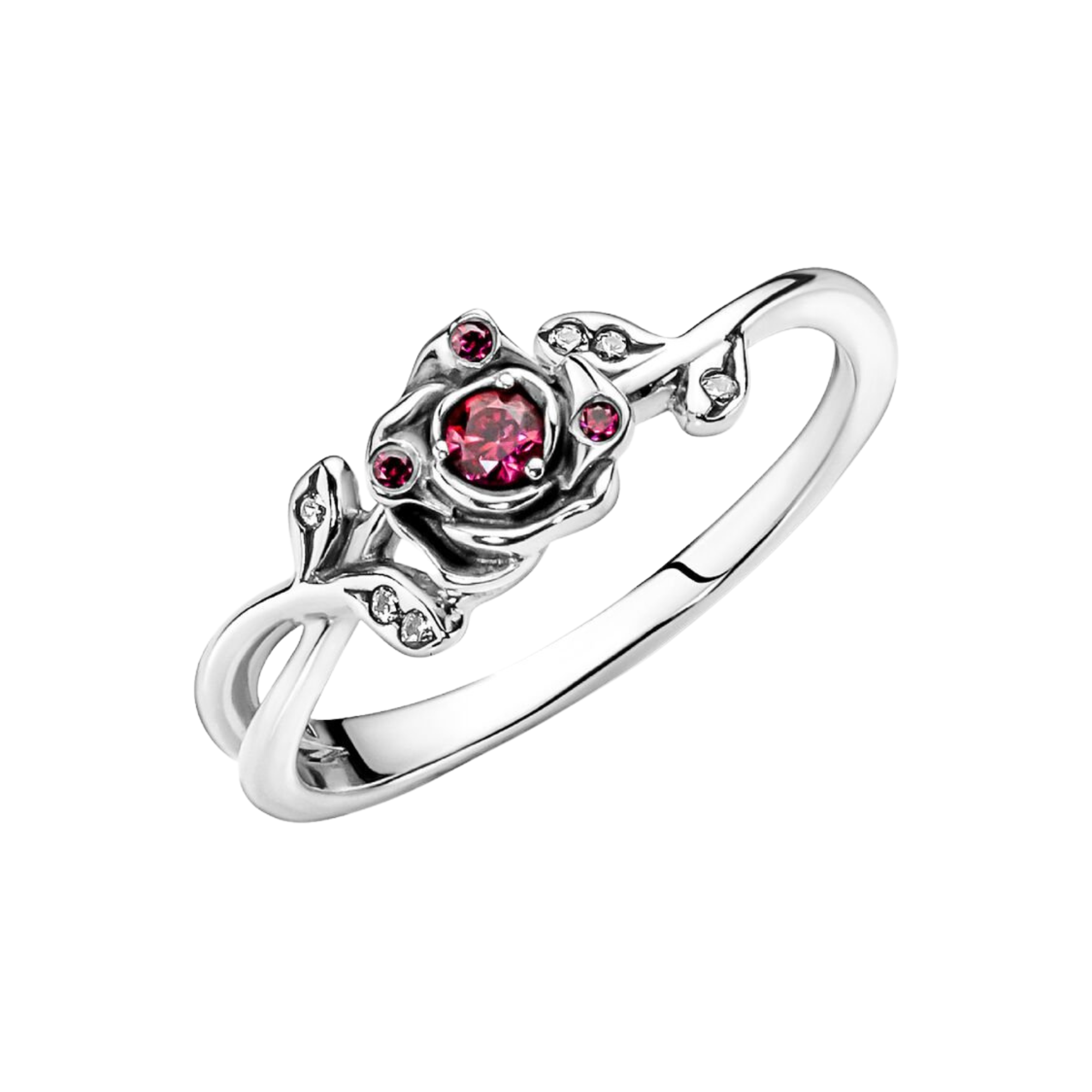 Anillo Pandora Rosa de La Bella y La Bestia de Disney - Bijuvera