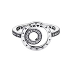 Anillo Pandora Signature Logo Círculos Pavé  - Bijuvera