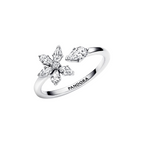 Anillo Pandora abierto Herbario Brillante - Bijuvera
