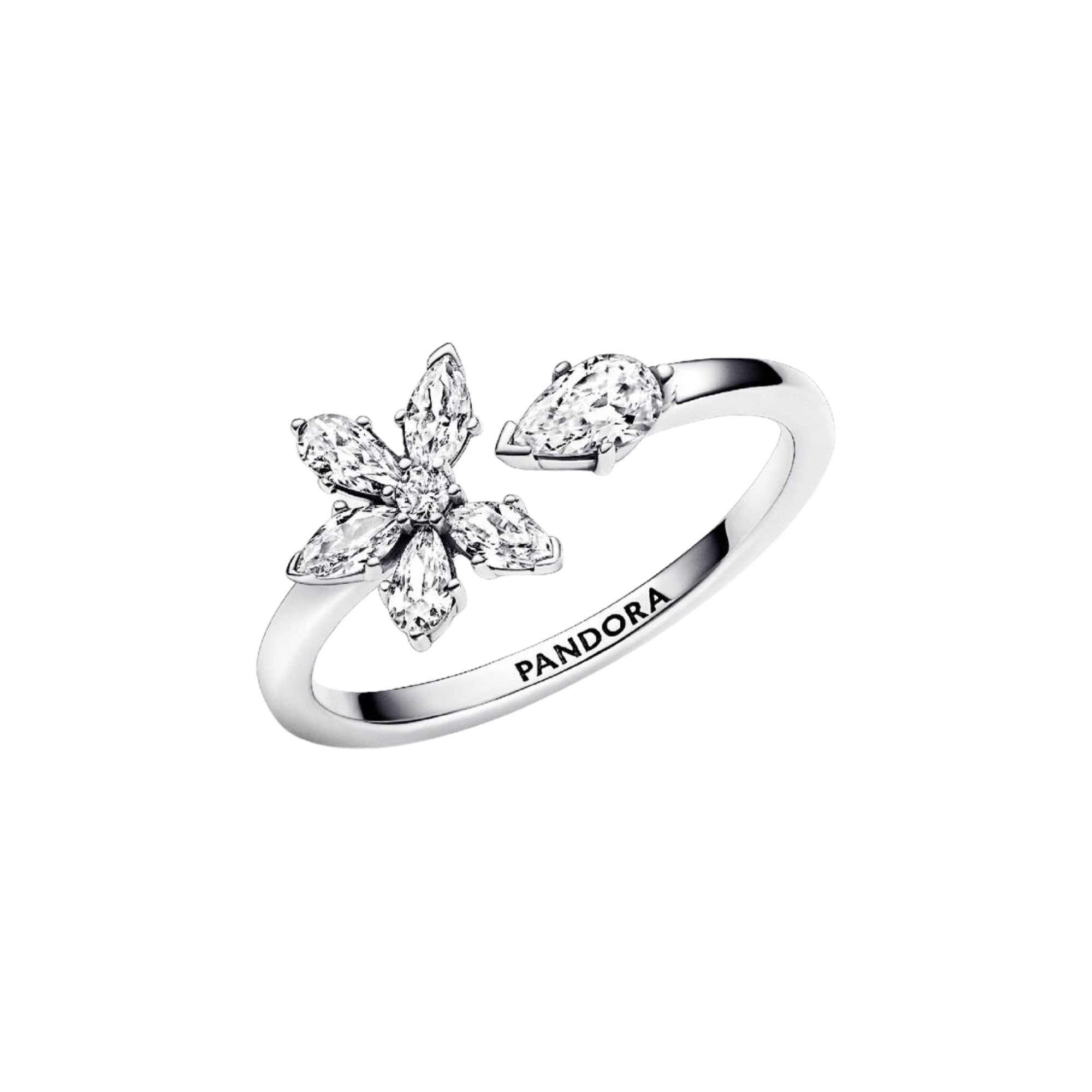 Anillo Pandora abierto Herbario Brillante - Bijuvera