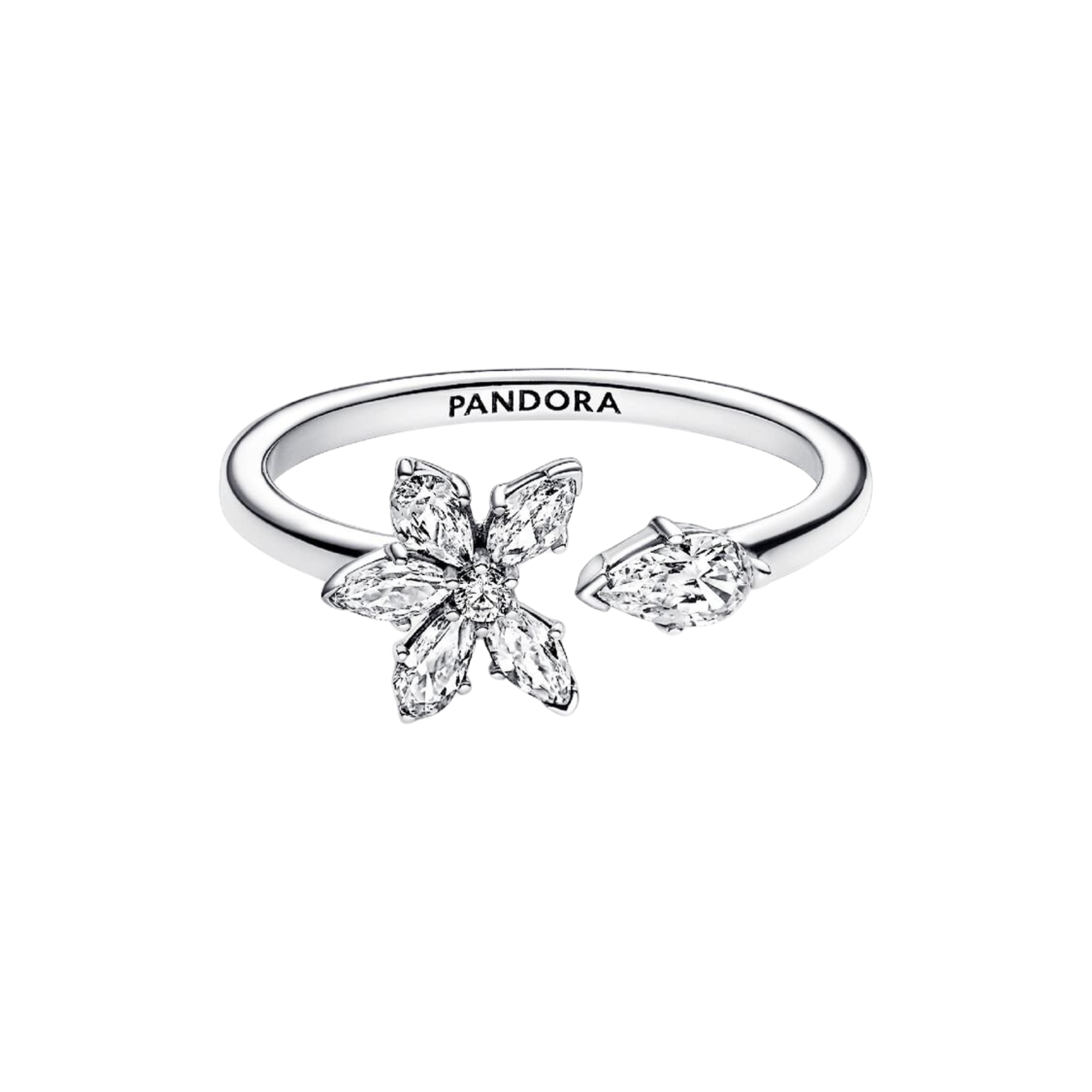 Anillo Pandora abierto Herbario Brillante - Bijuvera