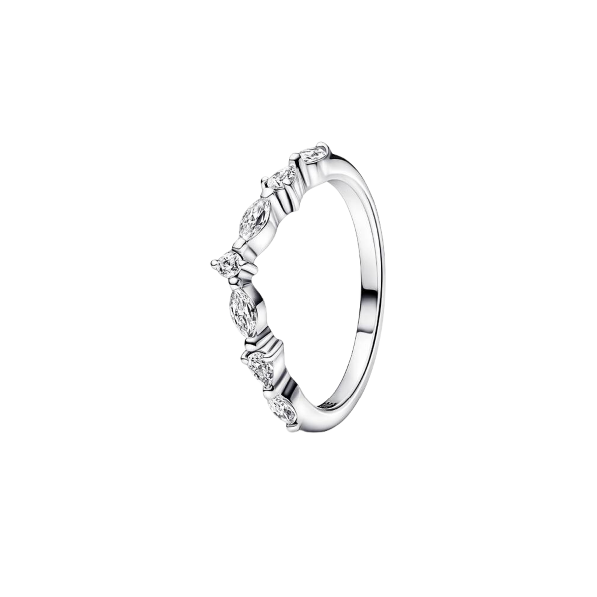 Anillo Pandora alternador brillante Deseo atemporal - Bijuvera