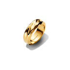 Anillo Pandora Banda Ancha Ondulada - Bijuvera